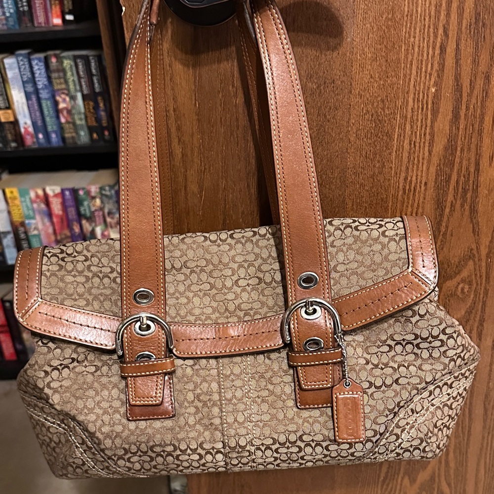 Coach Brown Signature Satchel - Picture 8 of 8